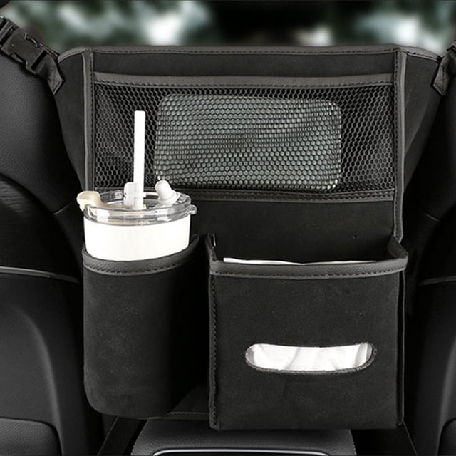 Birdeem Storage Bag Organizer, Car Organizers and Storage, Car Organizer Bag Between Front Seats,Car Mesh Organizer, for Purse Handbag Tissue,Easy To Install, Car Organizer Front Seat
