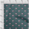 thumbnail image 2 of oneOone Viscose Chiffon Fabric Geometric & Flamingo Bird Decor Fabric Printed BTY 42 Inch Wide, 2 of 4