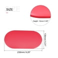 thumbnail image 2 of Unique Bargains Exercise Core Sliders, Oval Glider Discs with Feet Covers, Dual Sided, Home Gym, Red, 2 of 6