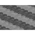 thumbnail image 1 of Ahgly Company Machine Washable Indoor Rectangle Transitional Gunmetal Gray Area Rugs, 7' x 9', 1 of 7