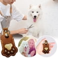 thumbnail image 2 of bbymog Crochets Muraux Rangement pour Chien Porte-Clés Mignon en Cuir Porte-Clés Patte Souvenir de Poils d'Animaux Porte-Clés Unique Collection Commémorative Porte-Clés Cadeaux Commémoratifs pour Sac Sac à Main Patte Clé, 2 of 5