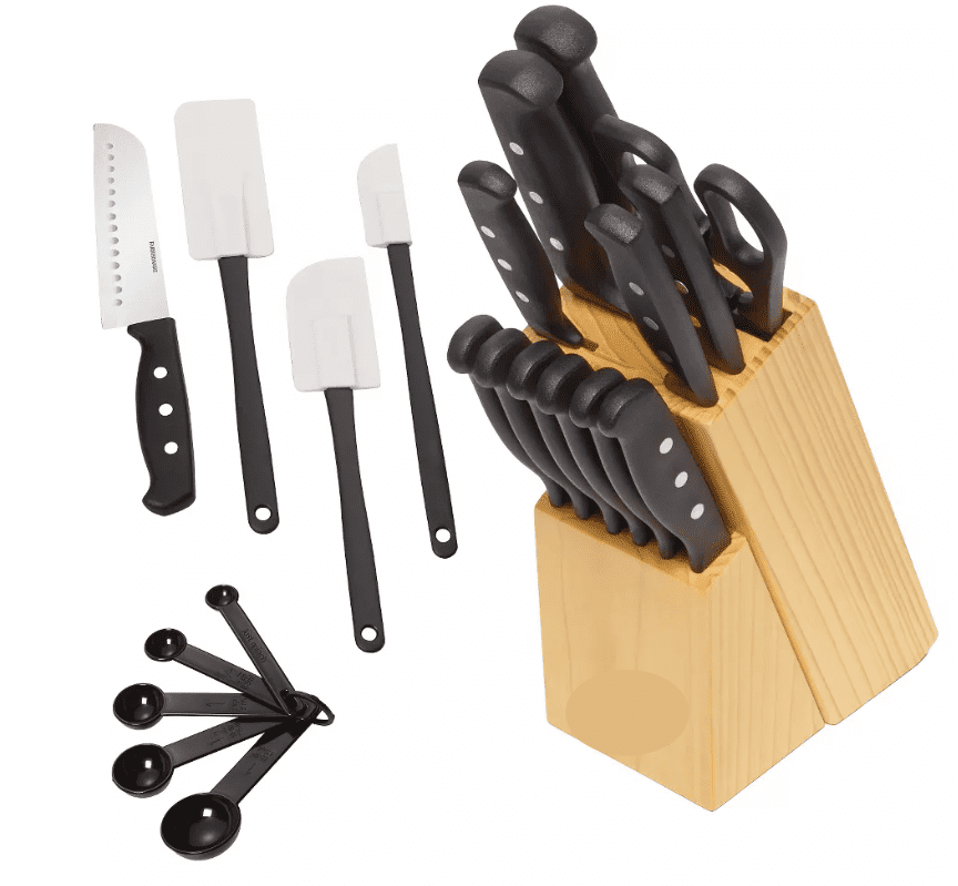 GAKMR-22-piece knife set requires no sharpening