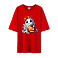 thumbnail image 4 of YLHFASHION T-shirt d'Halloween pour Femmes à Manches Courtes, Col Rond, Graphique, Hauts Imprimés Citrouille, Chandails Décontractés d'Automne et d'Automne 2025, Vente Liquidation 2025, T-shirt à Manches Courtes pour Femmes, 4 of 4