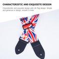 thumbnail image 2 of 2 Pcs Sangle de Guitare Élargie Drapeau Union Classique Sangle d'Épaule Réglable pour Guitare, 2 of 9