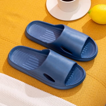 Dvkptbk Pillow Slippers for Women and Men Non Slip Quick Drying Shower Slides Bathroom Sandals | Ultra Cushion | Thick Sole - Summer Savings Clearance