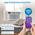 thumbnail image 3 of CazToi 8000 BTU 350 sq ft WiFi & Remote Window Air Conditioner Energy Saving, 3 of 7
