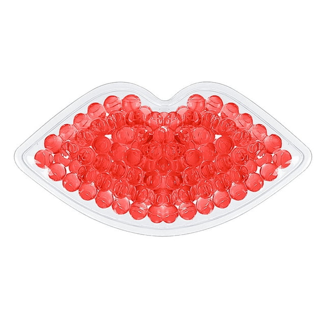 Beauty Tools Clearance, Bradem Ice Gel Pack Hot Cold Compress Multipurpose Pack Lip Shaped Cool Ice Bag Mouth Shaped Gel Bead Ice Hot Compress Use Reusable 5Ml, 1X Lip Cooling Compress Bag