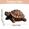 thumbnail image 2 of FUYPSE 2026 Nouvelle Arrivée Décoration de Statue de Tortue en Résine Résistante aux Intempéries, Artisanat Exquis, Sculpture d'Animal Artistique Simulée, Convient aux Jardins Extérieurs, Cours, Étangs, Cadeaux de Décoration, 2 of 7