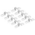 thumbnail image 1 of Unique Bargains 10mm Rigid Pipe Strap Clamp, 20 Pcs 304 Stainless Steel U-shape Tube Clip, 1 of 5