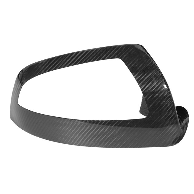 2pcs Dry Carbon Fiber Side Door Mirror Cover Trims Sticker LHD RHD Fit For W204 C Class C300 C63 2007-2011
