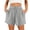 Grey, variant on cfhntfmh Sweat Shorts for Women Casual Summer Athletic Short Elastic Waist Comfy Lounge Shorts with Pockets
