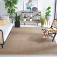 thumbnail image 1 of SAFAVIEH Natural Fiber Collection 7' Square Ivory NF114J Border Basketweave Seagrass Area Rug, 1 of 3