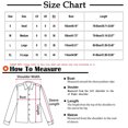 thumbnail image 3 of CEHVOM Mode Femme Manches Longues Ouvert devant Ample Manteau Imprimé Blouse Liquidation, 3 of 5