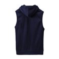 thumbnail image 2 of Qertyioot Gilet Sans Manches à Capuche pour Hommes, 2 of 7