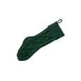 thumbnail image 3 of ZAXARRA Bas de Noël Classiques en Tricot Torsadé pour Foyer, Bas Suspendus, 3 of 4