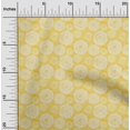 thumbnail image 1 of oneOone Georgette Viscose Fabric Circle Block Print Fabric BTY 42 Inch Wide, 1 of 4