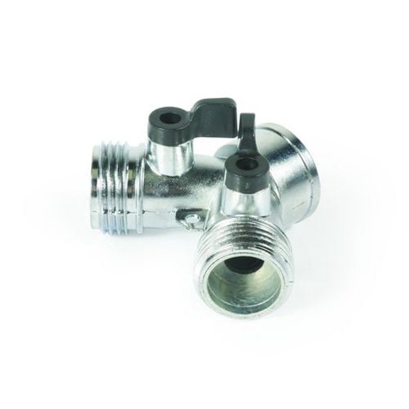 Camco n° 20113 - Soupape en Y métallique pour tuyau d'arrosage