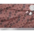 thumbnail image 2 of Soimoi Rayon Fabric Reindeer,Bow & Bird Print Sewing Fabric Yard 42 Inch Wide, 2 of 3