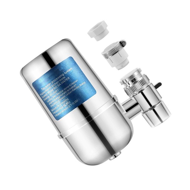 Ruiboury Tap Water Filter Hotel Kitchen Sink Faucet Activated Carbon Filtration