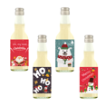 thumbnail image 2 of Christmas Bottle Label 24pcs Sticker Santa Claus Snowman Theme Atmosphere Arrangement Small Wine Bottle Sticker, 2 of 5