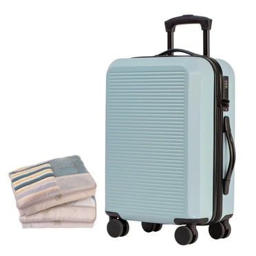 Ensemble de Valises rigides 3 pièces. Ensemble de valises avec roues : bagage cabine et deux cubes de rangement.