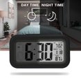 thumbnail image 3 of Maoww Table Alarm Clock Digital Display Bedroom Temperature Sensor Thermometer Backlight Calendar Portable Snooze Clocks Household Black, 3 of 7