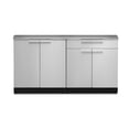 thumbnail image 1 of NewAge Products Armoire de Cuisine Extérieure en Acier Inoxydable, Ensemble de 3 Pcs avec Couvercles, 1 of 11