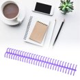 thumbnail image 3 of 10pcs Comb Binding Spines, Large Capacity Durable Book Part For Teacher Student Notebook File Making, 3 of 8
