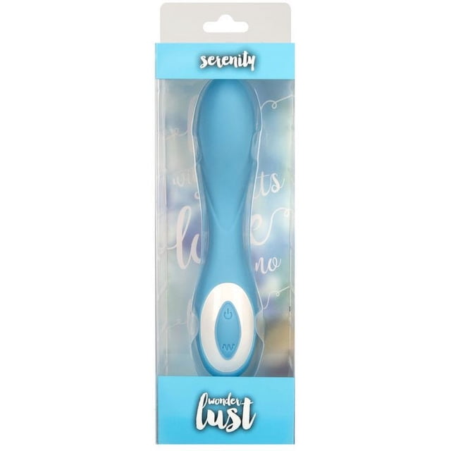 BMS Wonderlust Serenity Rechargeable G-Spot Vibrator, Blue
