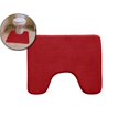 thumbnail image 1 of Dvruxg Soft Foam Bath Mat, U Shape Toilet Rug, Machine Washable Velvet Fleece Carpet for Bathroom Safety & Comfort Enhancement, 1 of 5