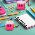 thumbnail image 1 of Tyidzon Transparent Pencil Sharpener School Supplies Candy Color Pencil Planer, 1 of 5