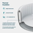 thumbnail image 3 of RELXTIME Spa Gonflable 75x47 Pouces pour 2 Personnes, Ovale, Extérieur, Portable, Bleu, 3 of 7
