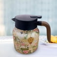 thumbnail image 5 of Oefntac Coffee Pot and Tea Separation Thermal Insulation Pot Indoor Home Office Thermal Insulation Pot Pattern Exquisite Braised Teapot 800ml, 5 of 5