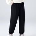 thumbnail image 3 of Girls Dress Pants, Versatile Sanitary Pants with Bellbottom Style for Casual Outings, 3 of 6
