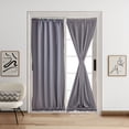 thumbnail image 2 of Rbaofujie High-Precision Solid Color French Door Window Curtains Rod-Pocket Design for Sliding Ideal for Window and Doors, 2 of 8
