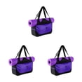 thumbnail image 3 of Transemion Large Capacity Yoga Sport Bag Made With Oxford Cloth For Sturdy And Durable Fashionable Appearance purple 3Set, 3 of 6