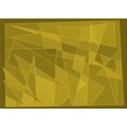 thumbnail image 1 of Ahgly Company Tapis d'Intérieur Lavables en Machine Rectangle Transitionnel Vert Jaune Foncé, 8' x 12', 1 of 7