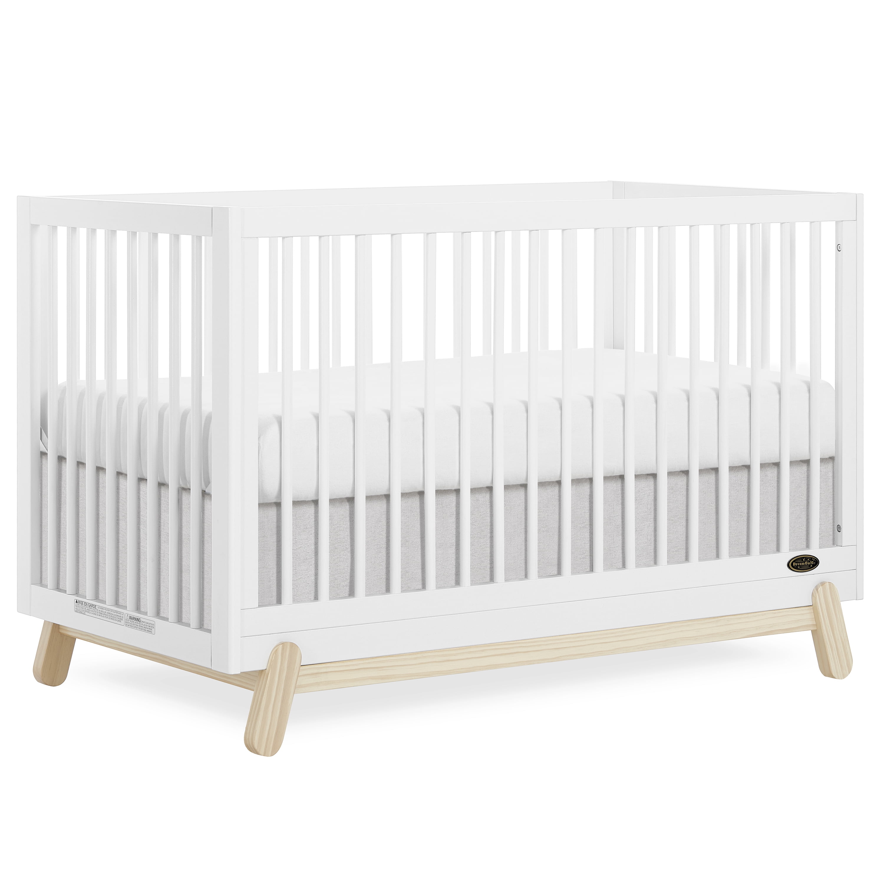 Lit convertible 5 en 1 Dream On Me Hygge, chêne blanc vintage