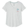 thumbnail image 2 of George Women's V-Neckline Sleep Tee, 2 of 5