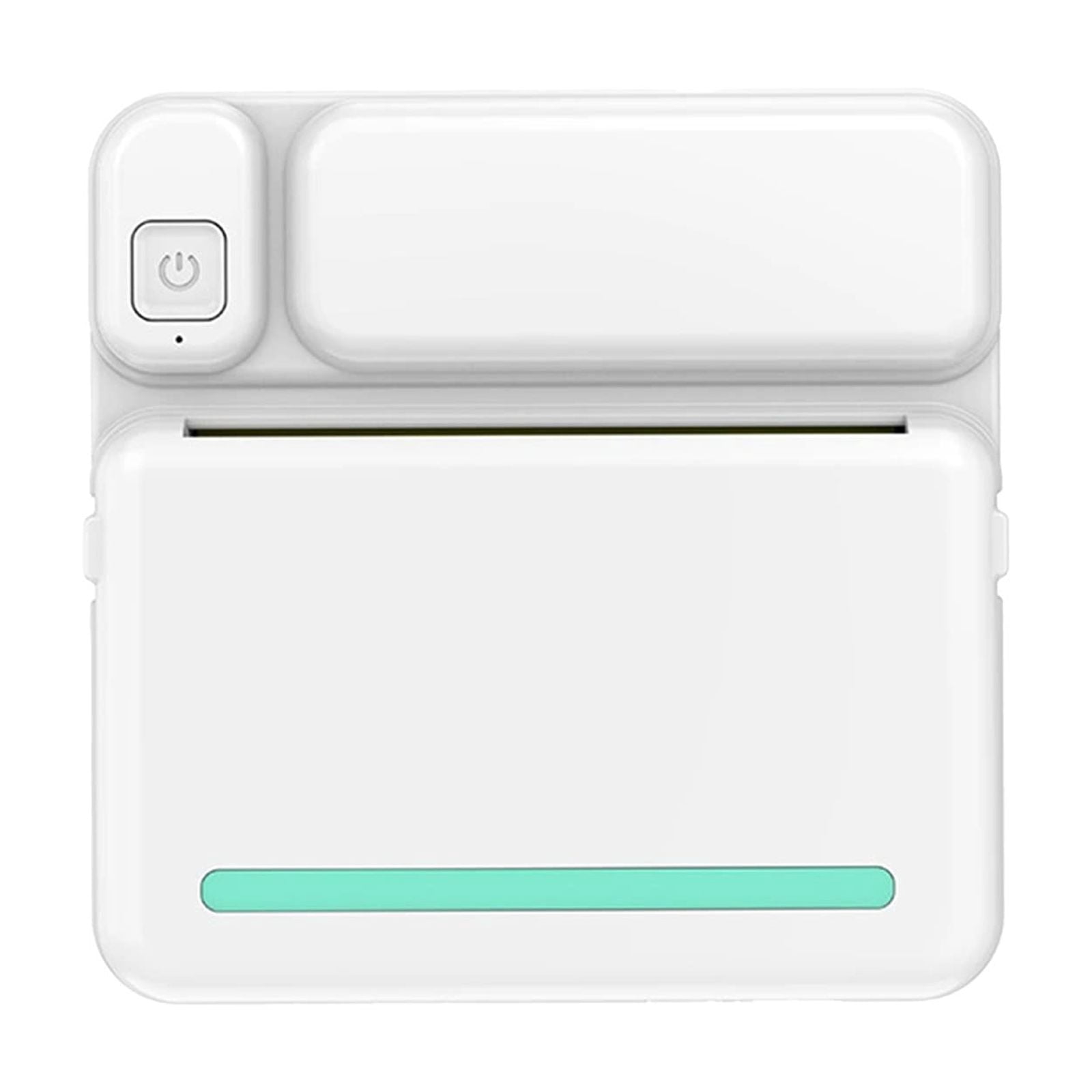 Mini Pocket Printer C19 Portable Mini Pocket Printer, Intelligent Inkless Thermal Printer, with 1 Roll of Paper Bluetooth Mini Printer, for Notes and Stickerssticker Printer Paper