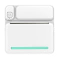 thumbnail image 1 of Blue Portable Mini Pocket Printer Bluetooth Thermal Inkless Printer For Note Sticker Label Barcode Printing 3.14X3.14X1.49 Inches With 1 Roll Paper Charging Cable Ideal For Office Home Sch, 1 of 6