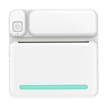 Kyusrd Summer Savings Deals 2025!C19 Portable Mini Pocket Printers Intelligent Inkless Thermal Printers With 1 Roll Of Paper Bluetooth Mini Printers For Note Sticker
