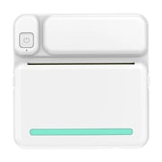 C19 Mini Pocket Printer, Inkless Thermal Technology, Bluetooth Portable Device, Includes Paper Roll, Rechargeable for Stickers Notes Labels On-The-Go