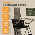 thumbnail image 3 of Muddy The Skybox Deluxe 20' Hunting Ladderstand, Tree Stand w/Blind Kit, 3 of 9