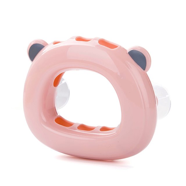 Bathroom Wall Mounted Toothbrush Storage Rack With Suction Cup Toilet Toothbrush Holder For BathroomPink