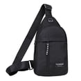 thumbnail image 1 of Bag Strap Crossbody,Strap Bag Crossbody Backpack with With Headphone Hole Strap Backpack Hiking Backpack Multipurpose Crossbody Chest Bag,Backpack for Hiking, 1 of 9