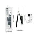 thumbnail image 2 of Metal Drawing Compass Set with Adjustable Radius, Precision Gear Mechanism, Ergonomic Non-Slip Grip, and Portable Storage Box, 2 of 6