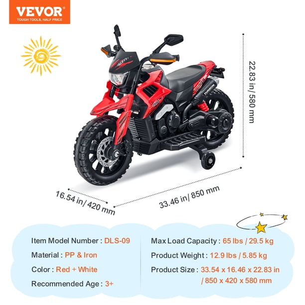 MAMIZO Tricycle électrique pour enfants de 3 à 6 ans - 6 V - Avec phare, USB, pédale, marche avant et arrière - 72 x 56 x 37 cm - 2 km/h - Charge maximale : 20 kg - Rose