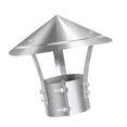 thumbnail image 1 of Luzkey 12inch Cône Bouchon de Cheminée en Acier Inoxydable avec Boulons Vis Coupe-Vent Rond Imperméable Accessoire Durable Cheminée Conduit de Cheminée Garde, 1 of 8