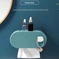 thumbnail image 3 of Commercial Toilet Paper Dispenser Wall-Mounted Home Living Room Creative Punch-Free Tissue Box Kitchen Toilet Storage Box Wall-Mounted Paper Box Wall Mounted Storage Box, 3 of 9